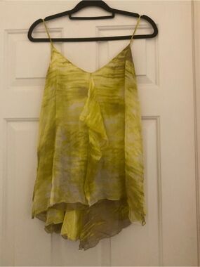 Max Azria Silk Ruffled Camisole